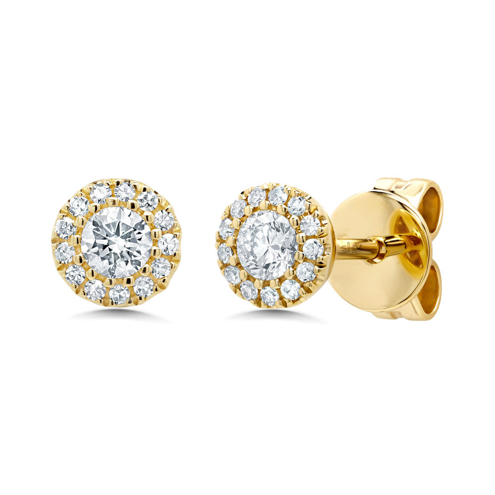 Yellow Gold 3-Prong Lab Diamond Earrings (2 ctw.) | Joseph Jewelry Bellevue  Seattle Custom Jewelry